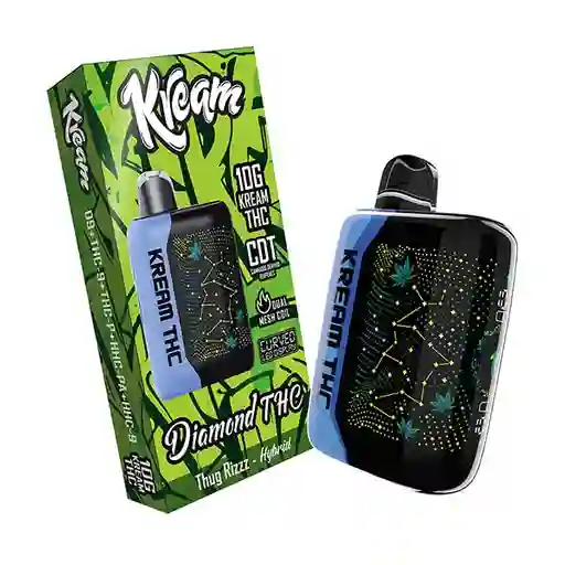 Vaporizer Marca Kream | T-h-c-a | 10,000 Mg Hybrid Thug Rizz