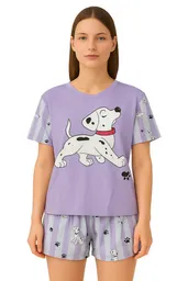 Conjunto De Pijama Estampada De Dos Piezas Talla Unica