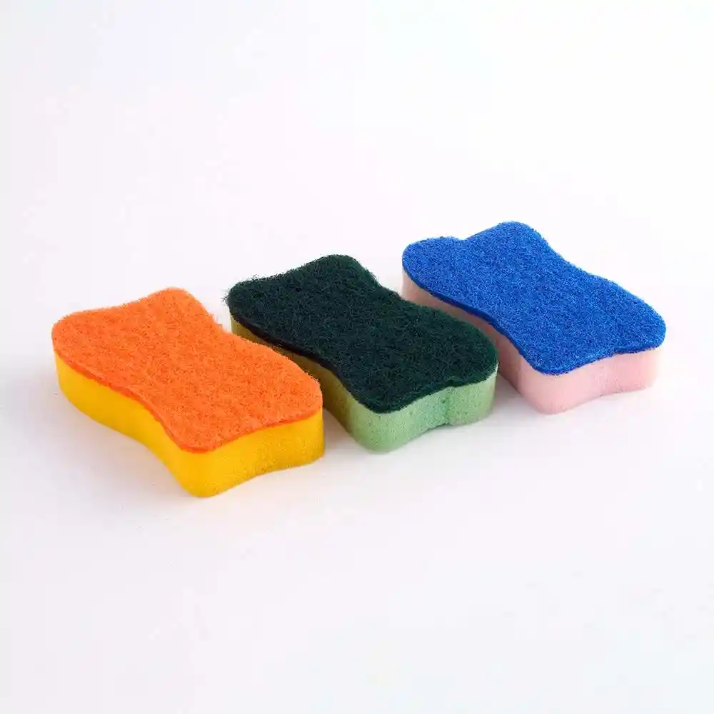 Esponjas Visionario Doble Uso Multicolor 3 Ud Poliester