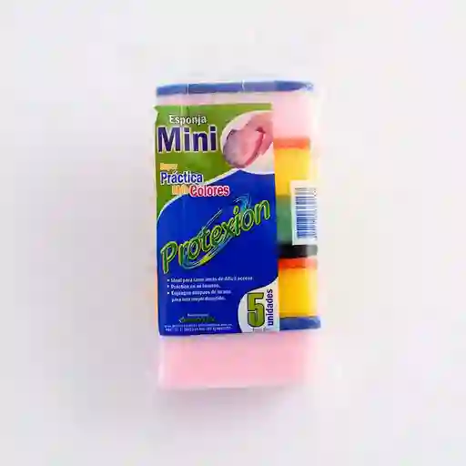 Esponjas Visionario Mini Multicolor 5 Ud Poliester
