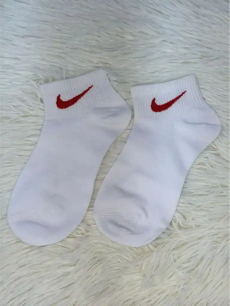 Medias Tobilleras Nike Blancas / Comodidad Y Moda