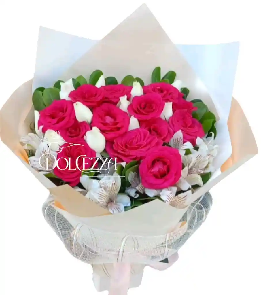 Flores Rosas Fucsia Imperium