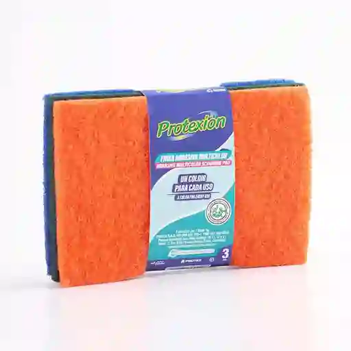 Fibra Visionario Abrasiva Multicolor 3 Ud Poliester