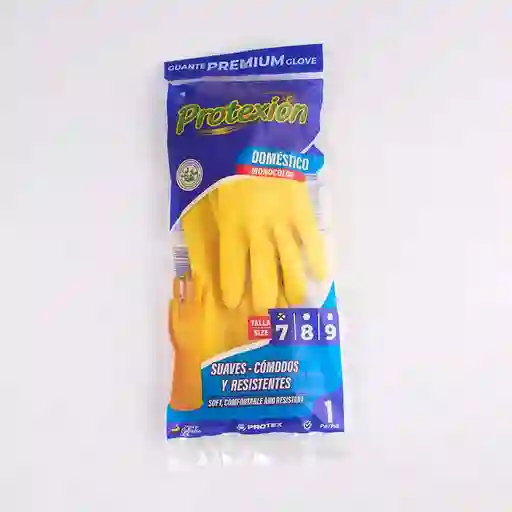 Guantes Visionario Domesticos S Amarillo Latex