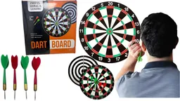 Tiro Al Blanco Con 4 Dardos Tablero Lanza Dardo Diana Grande