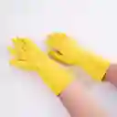 Guantes Visionario Domesticos Talla 8 Amarillo Latex