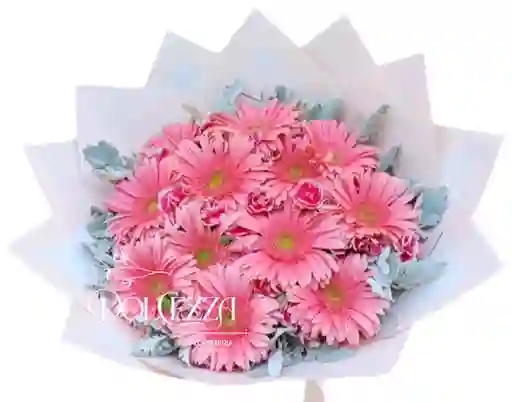 Flores Gerberas Rosadas Amor Eterno