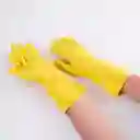 Guantes Visionario Domesticos L Amarillo Latex