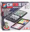 Ajedrez Magnético Juego De Mesa Ludo Serpiente Y Escalera 5 En 1