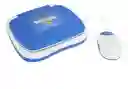 Mini Computador Portátil Mouse Didáctico Infantil Educativo Color Azul