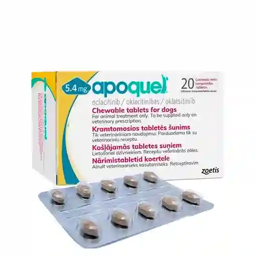 Apoquel Masticable 5.4mg Xblister