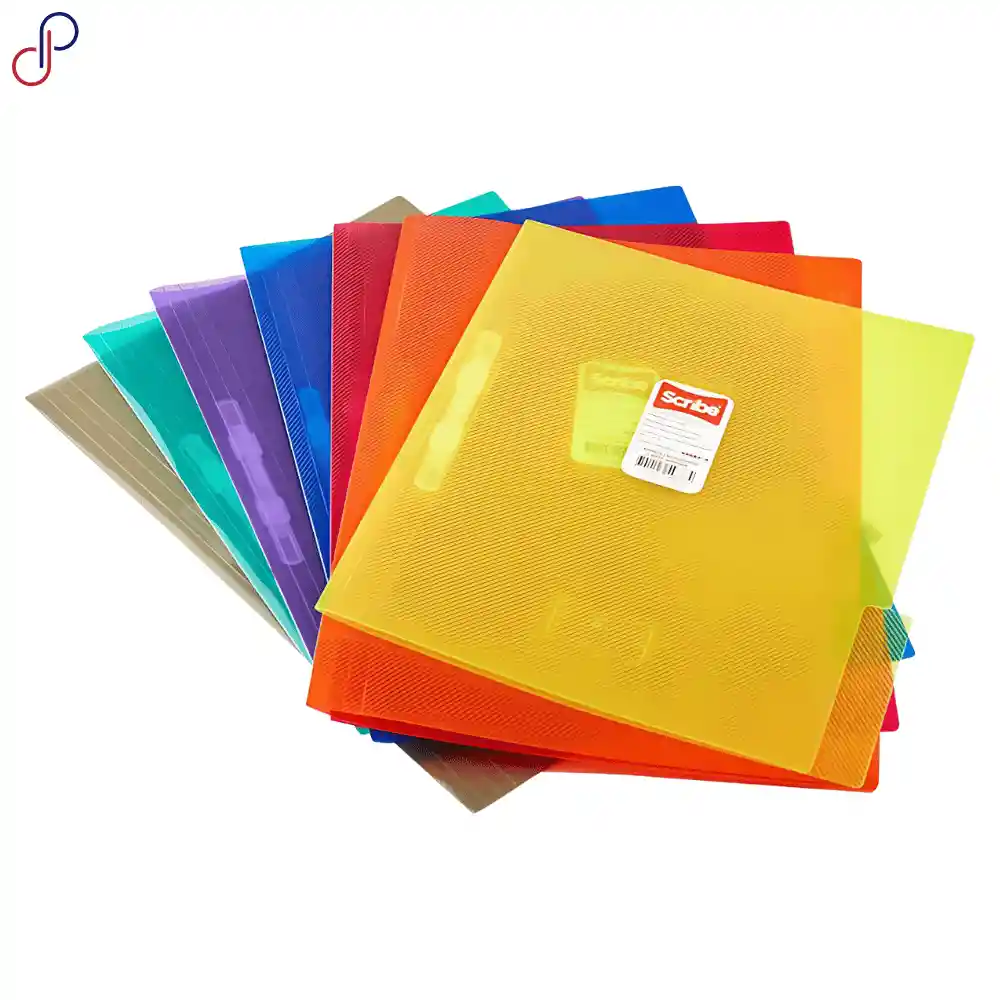 Carpeta Legajadora Plástica Carta Scribe Colores