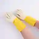 Guantes Visionario Corrugado S Amarillo Latex