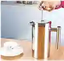 Cafetera Prensa Francesa Acero Toma Agradable Café 350ml Color Plateado
