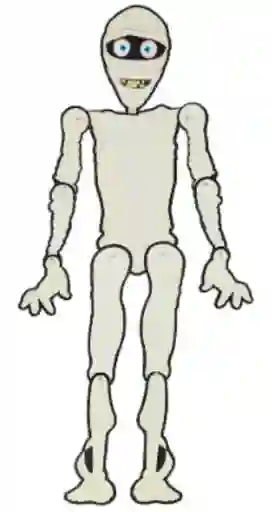 Colgante Halloween Momia