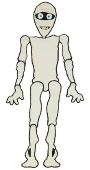 Colgante Halloween Momia