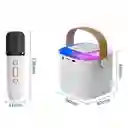 Kit Parlante Y Micrófono Karaoke Para Niños Bluetooth Rgb Y1