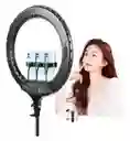 Aro De Luz 56cm + Trípode+ Control -ljj-56profesional Negro Blanco Neutro