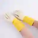 Guantes Visionario Corrugado Talla L Amarillo Latex