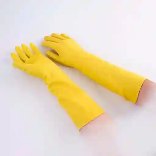 Guantes Visionario Extra Largo S Amarillo Latex
