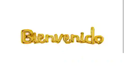 Globo Bienvenido Pegado