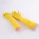 Guantes Visionario Extra Largo M Amarillo Latex