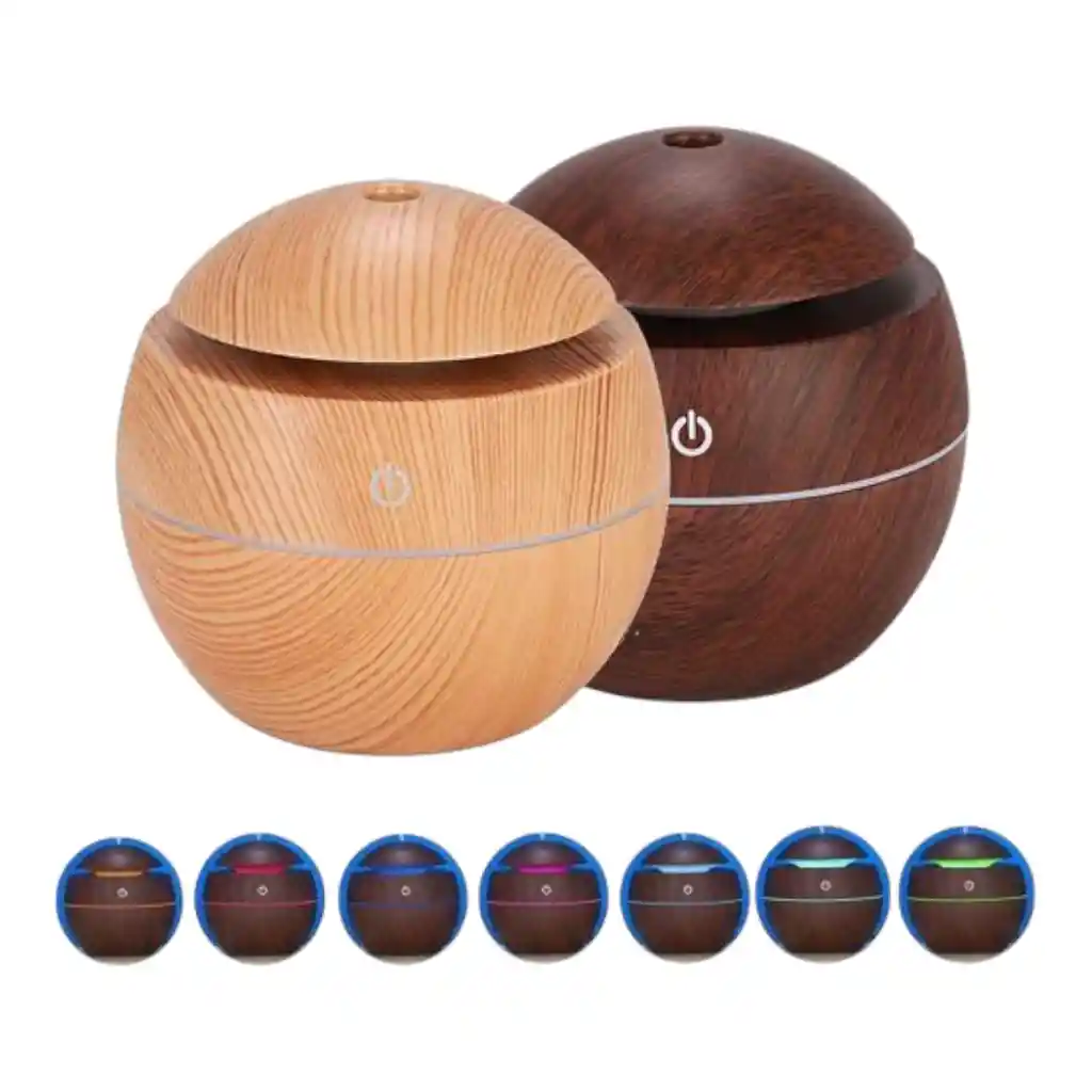 Humificador De Aromas Mini Esfera Led De 200ml 828