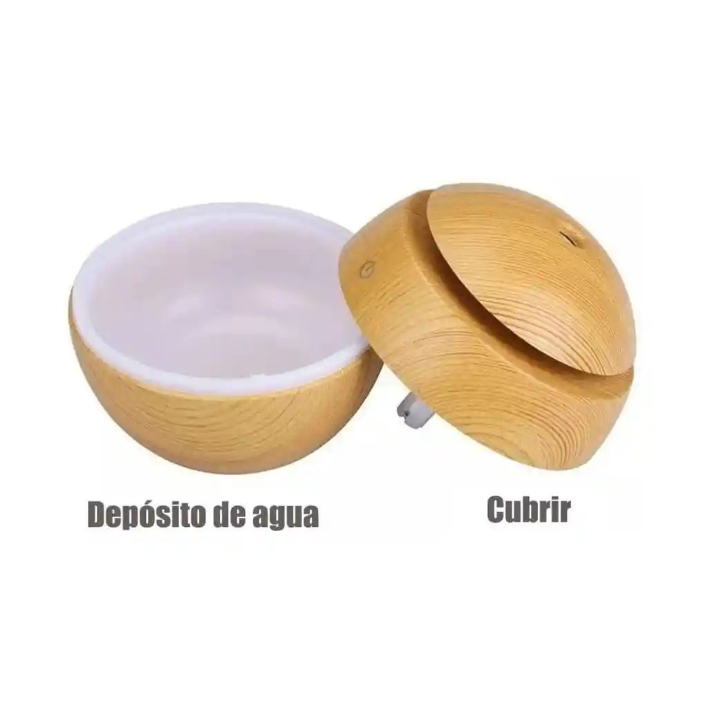 Humificador De Aromas Mini Esfera Led De 200ml 828