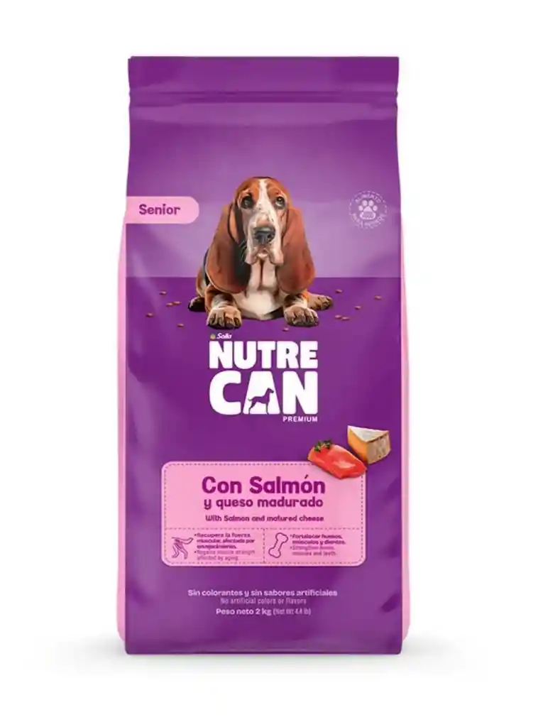 Nutrecan Senior Con Salmon Y Queso Madurado