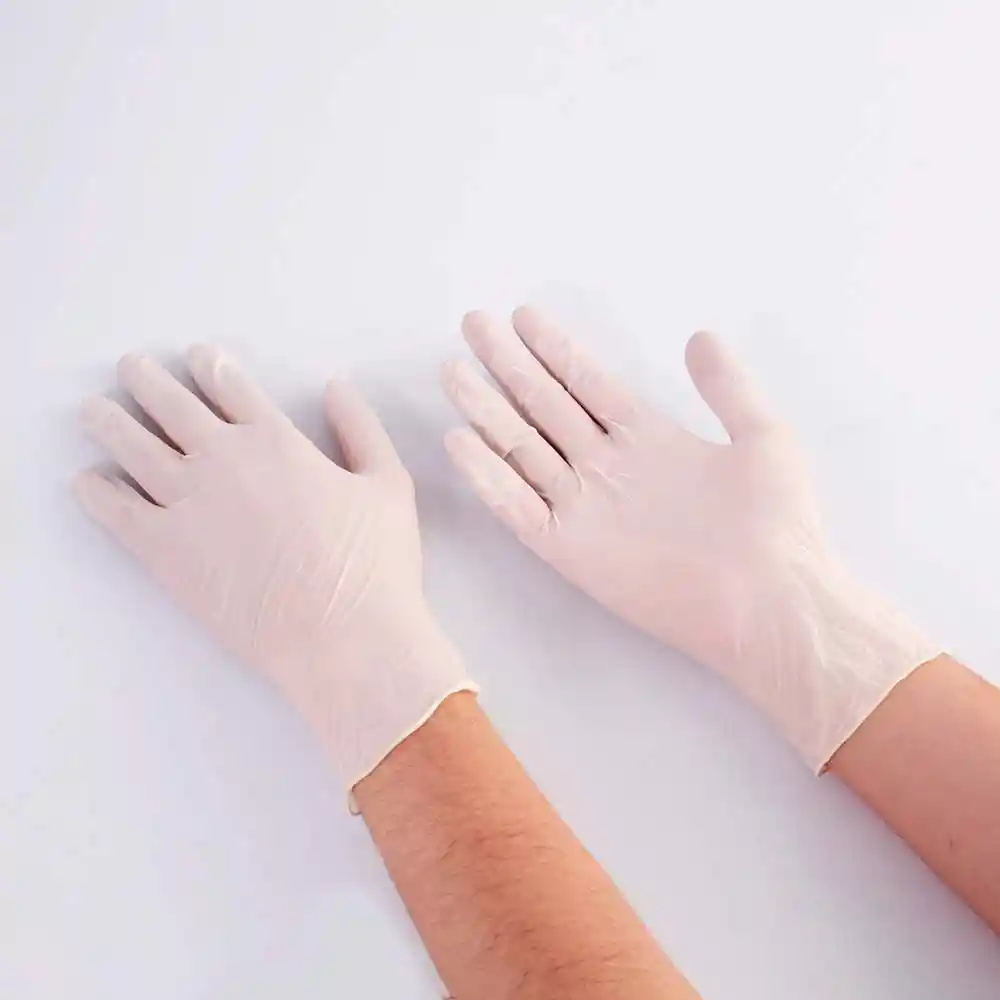 Guantes Visionario Soft Touch 10u Unica Blanco Latex