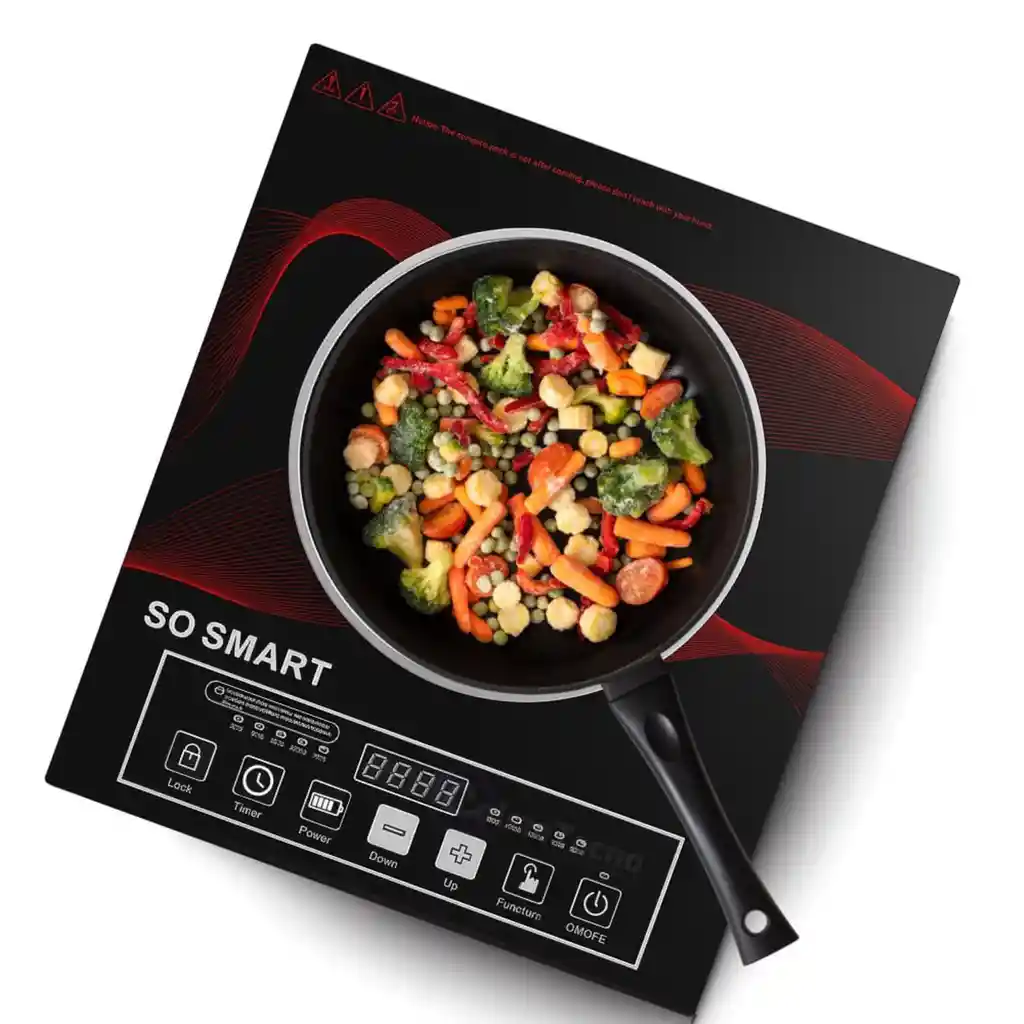 Estufa Inducción Eléctrica 1 Puesto Digital Portátil 3500w