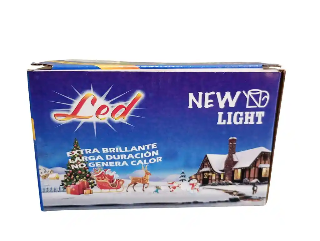 Cortina Luces Led Navidad 9m X 60cm
