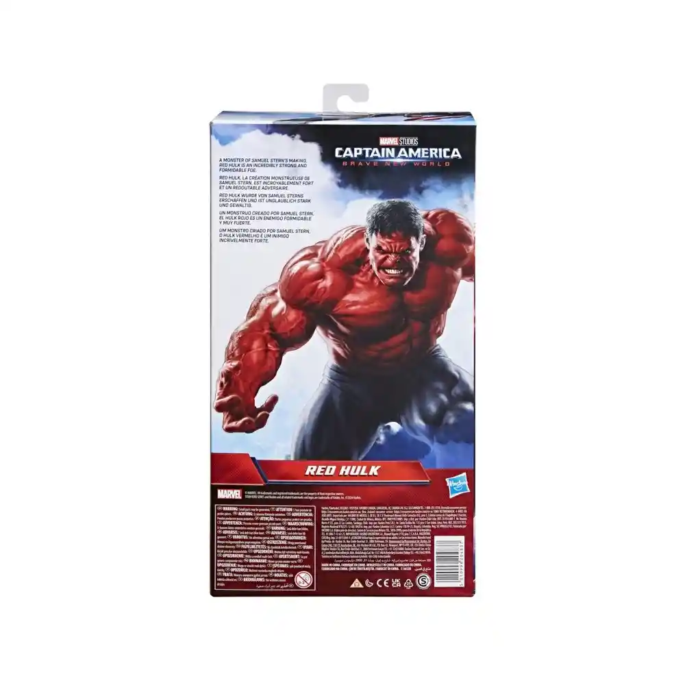 Figura De Acción Hulk Rojo Marvel Un Mundo Nuevo