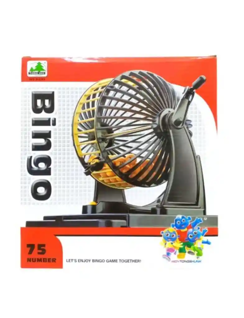 Bingo Plástico Juego Familiar – Juego Clásico Completo