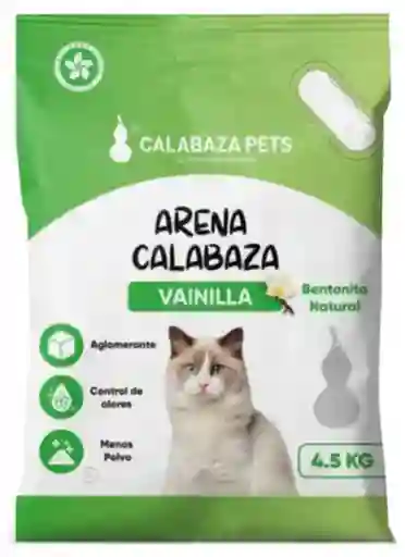 Arena Gato Calabaza Vainilla