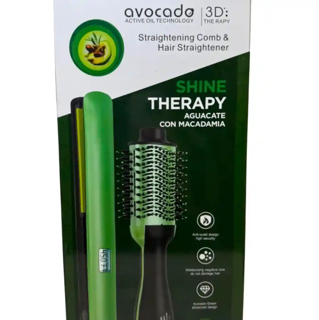 Combo Plancha Mas Secadora Aguacate