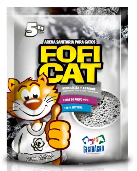 Arena Gato Fofi Cat Carbón