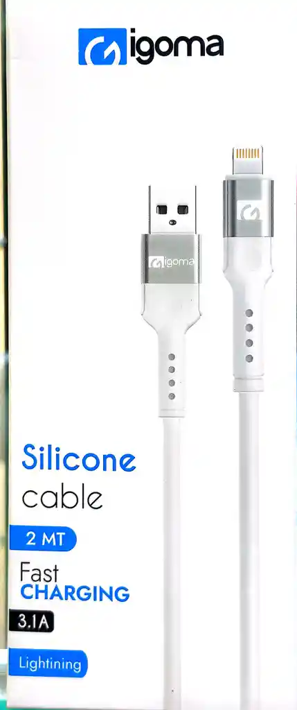 Cable Iphone-usb Igoma Blanco