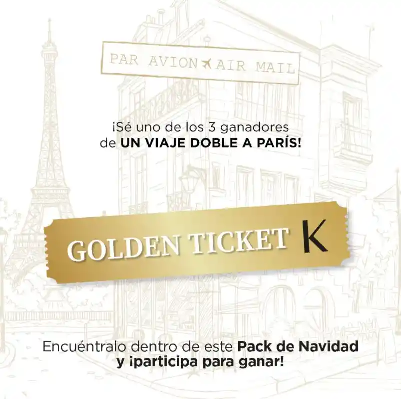 Pack Navidad Para Controlar Cabello Indisciplinado (anti Frizz) Discipline Kérastase + Golden Ticket Concurso Viaje A Paris + Obsequio Cosmetiquera