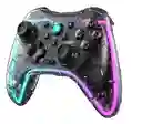 Controlador Gaming Rgb Transparente Inalámbrico Android Ios Color Negro