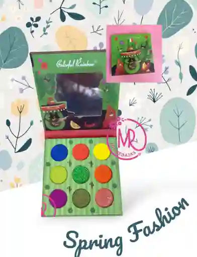 Paleta De Sombra Por 9 Tonos