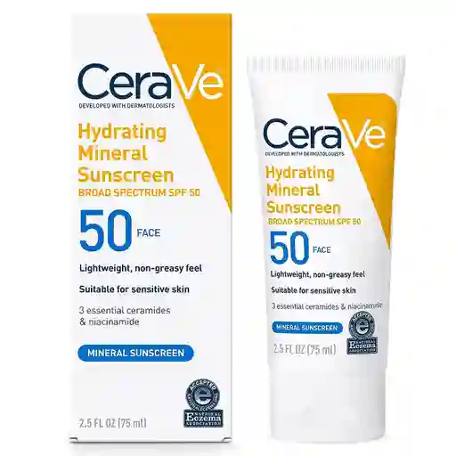Cerave Protector Solar 75 Ml 100% Mineral Spf 50