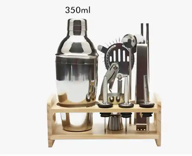 Set Bartender Kit Coctelera Vaso Shaker Preparar Bebibas X12