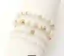 Juego De Pulseras X 4 Unidades De Perlas