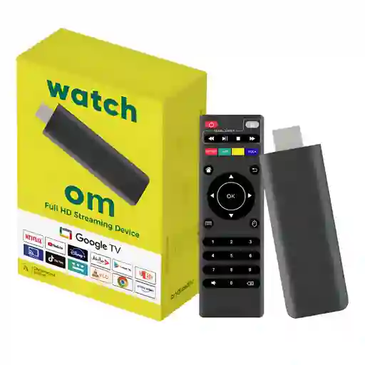Convertidor Smart Tv Watch Om Hd Streaming Tv Stick + App De Pelis