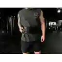 Cinturon Cuero Pesas Gym Powerlifting Hebilla Palanca Negro