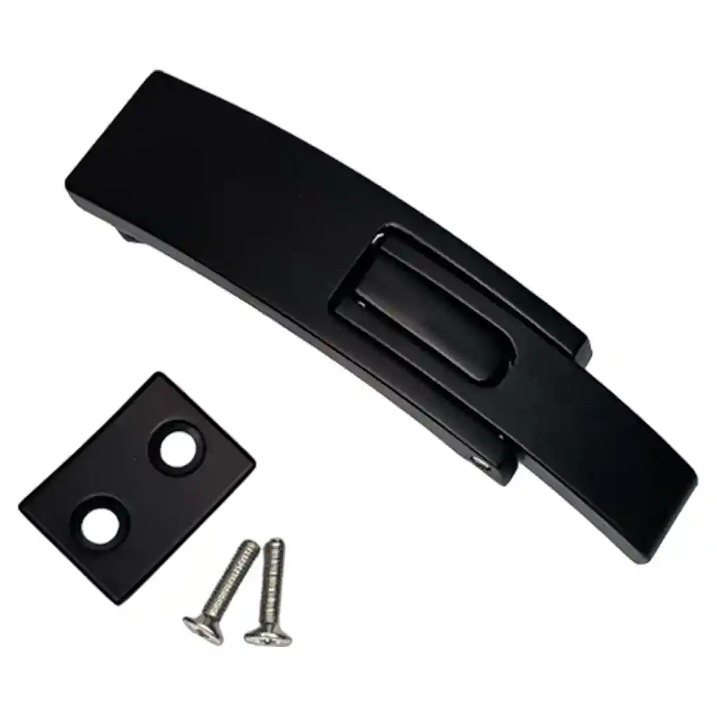 Cinturon Cuero Pesas Gym Powerlifting Hebilla Palanca Negro