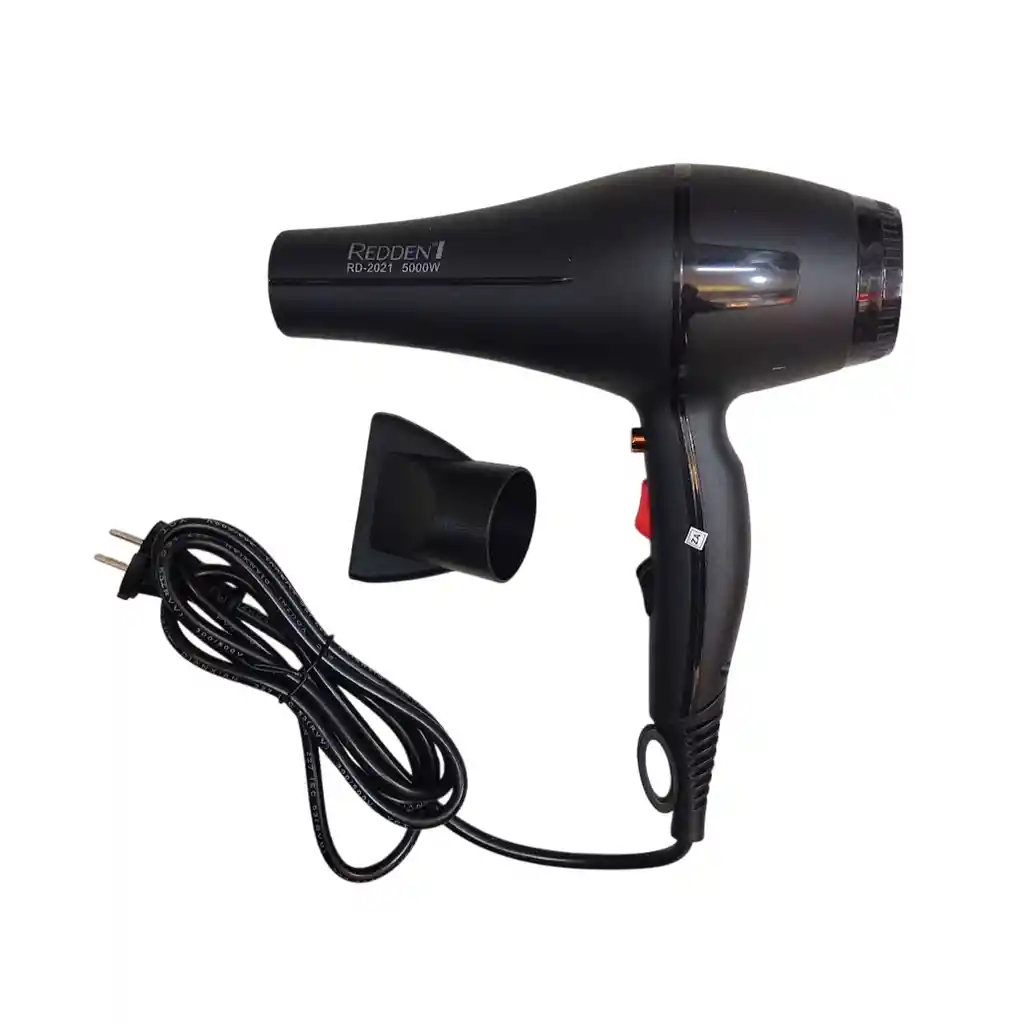 Secador Para Cabello De 5000 W Rd-2021 Redden Negro Mate