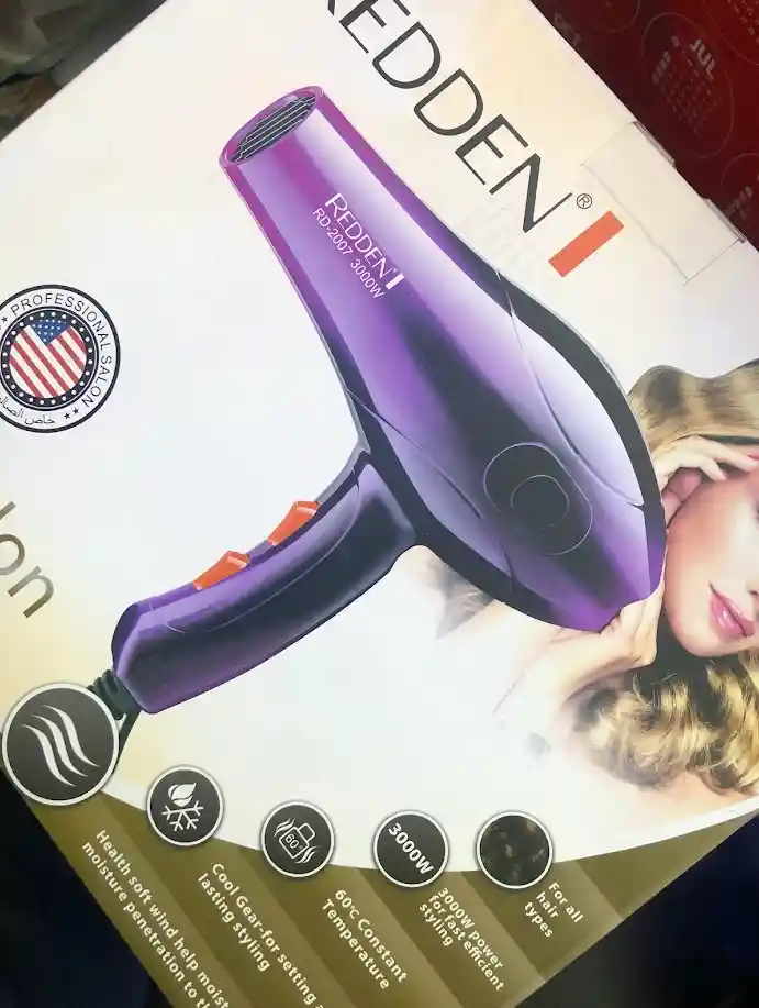 Secador Para Cabello De 3000 W Rd-2007 Redden Morado