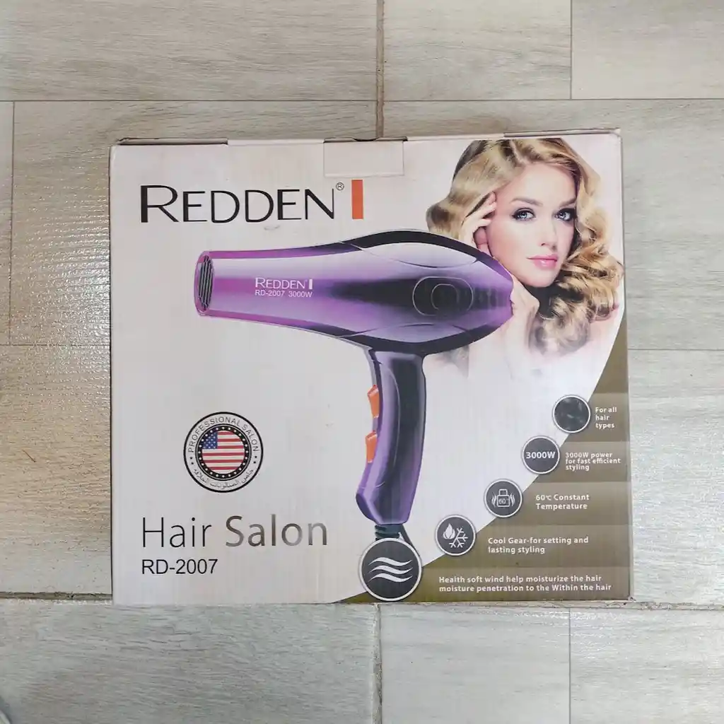 Secador Para Cabello De 3000 W Rd-2007 Redden Morado